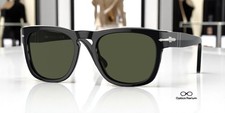 PERSOL PO3333S 95 31 Elio Black Green 54 mm Unisex Sunglasses
