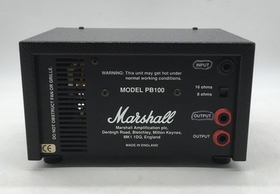 Rare Marshall PB100 Power Brake Guitar Amp Inductive Speaker