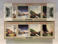 Walthers HO Scale Lot of 3 UTLX 40' Funnel Flow Tank Car Kits