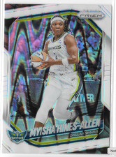 2025 Panini Prizm WNBA White Seismic #96 Myisha Hines-Allen Dallas Wings
