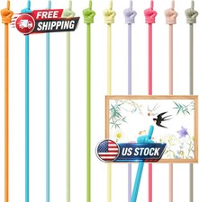 10PCS Extendable Pointer Finger Stick - Bright Colored Telescopic Teachers Point