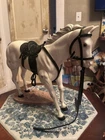 Vintage Marx Gabriel Lone Ranger SILVER Action Figure Horse  With Accessories
