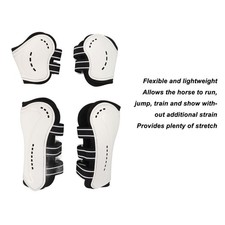 Horse Fetlock Boots Impact Resistant Breathable Horse Hind Leg Boots for Horse