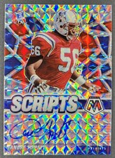 2021 Panini Mosaic Scripts - Andre Tippett Silver Mosaic Autograph #S-AT