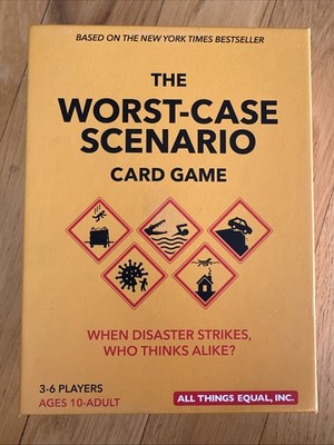 Worst Case Scenario Card Game Family Friendly for 3-6 Players