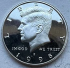 1998-S Kennedy Half Dollar Proof 90% Silver-INV#8583