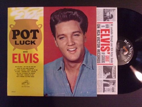 ELVIS PRESLEY - Pot Luck (LPM-2523) Scarce Monaural Copy in High Grade!