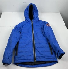 Canada Goose Boys Youth Sherwood Puffer M 10-12 Royal Blue 5070ypd Authentic