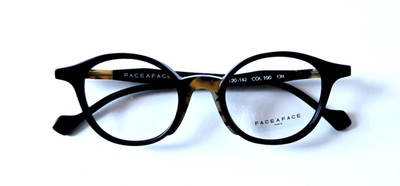 FACE A FACE YAYOI2 100 BLACK BROWN NEW AUTHENTIC FULL RIM EYEGLASSES 46-20-142