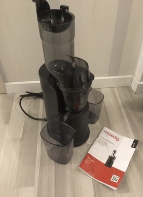 Elektrischer Entsafter H.koenig GSX16 Schwarz 0,8 L - Top-Zustand