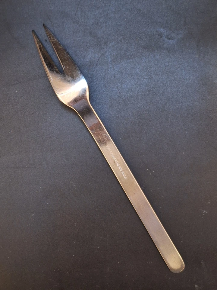 WMF Cromargan Korea RENO Stainless Small Solid COLD MEAT SERVING FORK 7 1/2" - Image 2 of 3