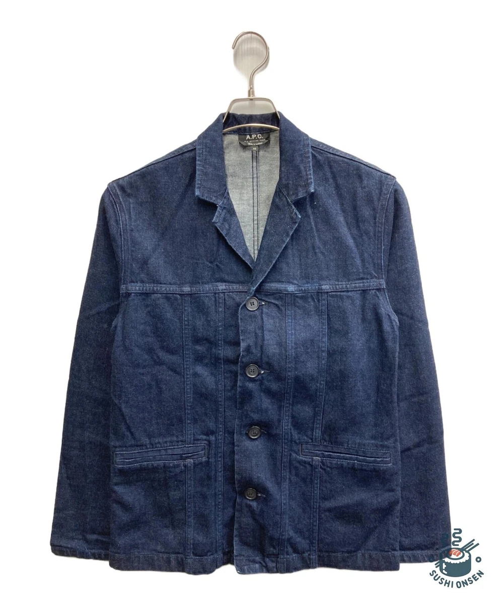 A.P.C. ネイビー スタジャン XS APC A.P.C. Coats, Jackets & Vests Size XS for Men for Sale | Shop