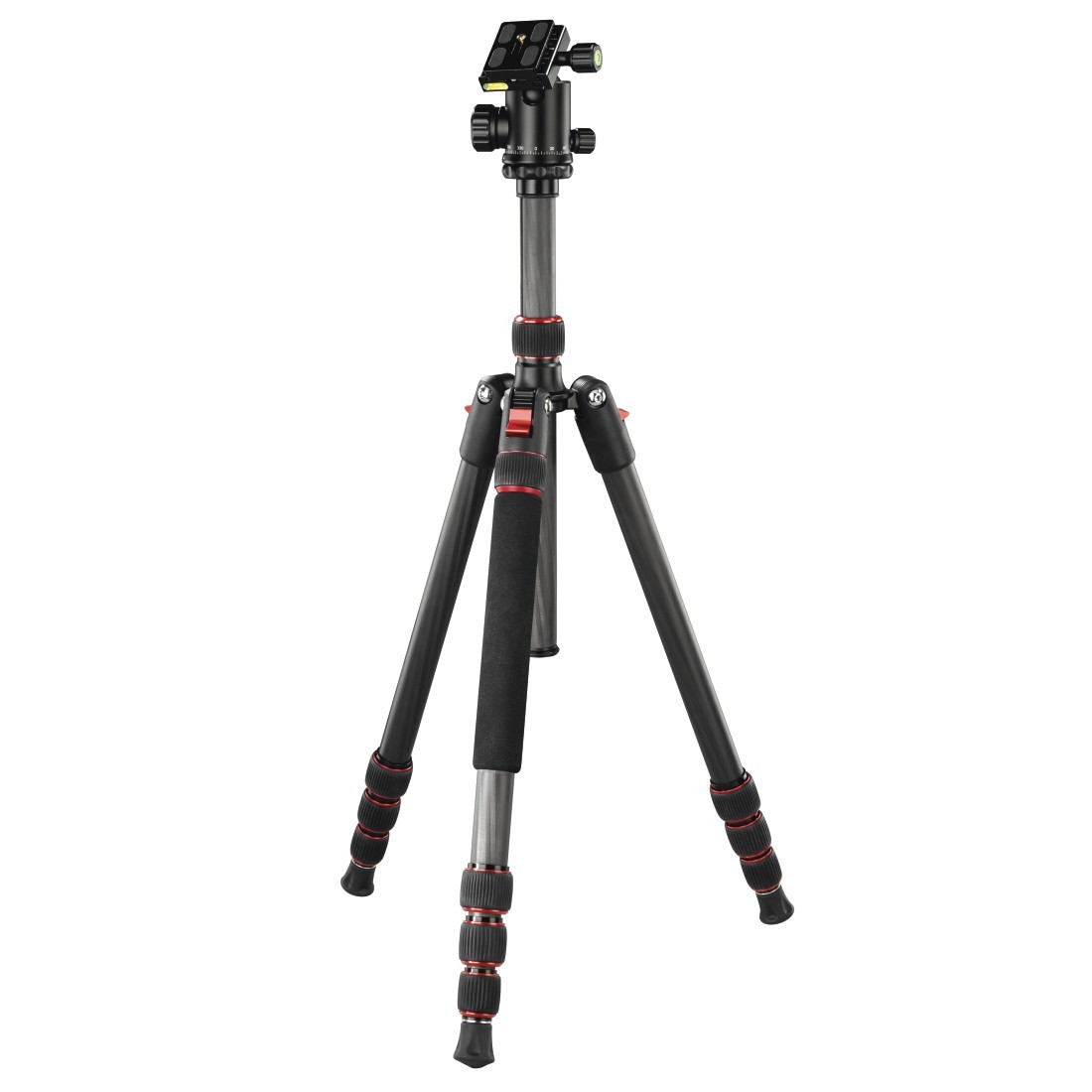Trépied carbone Ramble II Duo avec rotule ball 160cm et support de smartphone