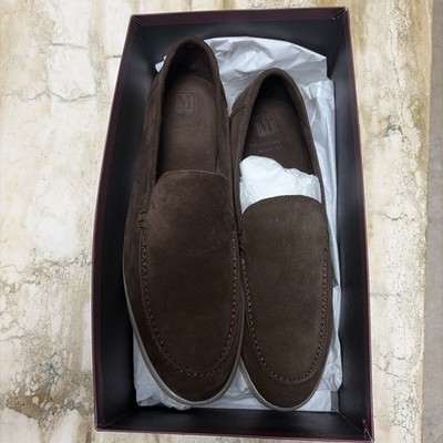 M by Bruno Magli Primo Unlined Suede Loafer Men