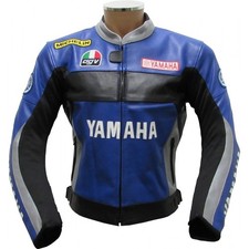 Yamaha Motorbike Jacket Men's Custom Motorbike Leather Bikers Racing Jacket