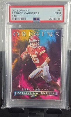 2022 Panini Origins - Patrick Mahomes II #54 Pink ~ /3 SSP ~ POP 1 Bookend🔥 👀 