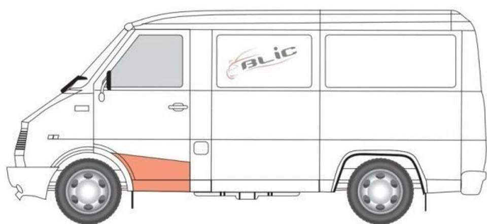 BLIC 6505-06-1150055P Trittbrett für DAEWOO LUBLIN II Bus LUBLIN II Kasten - Imagen 2 de 4