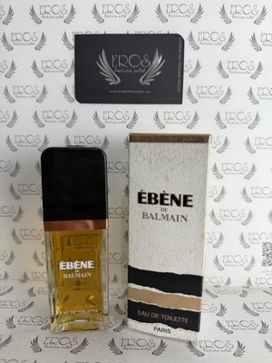 Balmain Ebene Edt 1.7oz 50ml Vintage Splash Rare Perfume. NIB