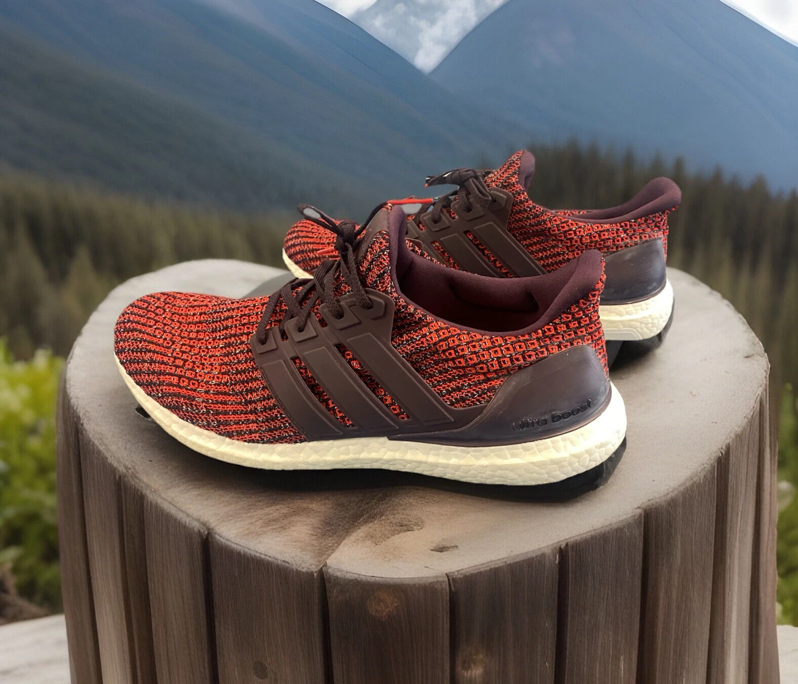 Adidas UltraBoost 4.0 'Noble Red' Maroon Running Shoes CP9248 Men’s Size 11.5