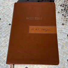 Aiden Wilson Tozer Bible KJV King James Version Hendrickson Light Brown Cover