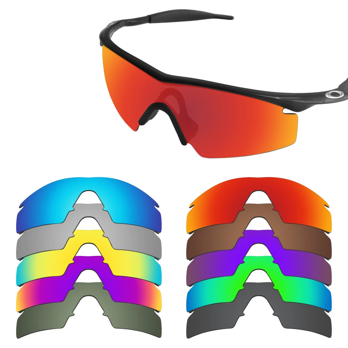 oakley m frame clear products for sale | eBay