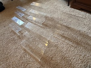 ​​[5-Set] Clear Acrylic Display Risers Tiered stands 