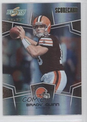 2008 Score Select Scorecard 4/100 Brady Quinn #68 0a1