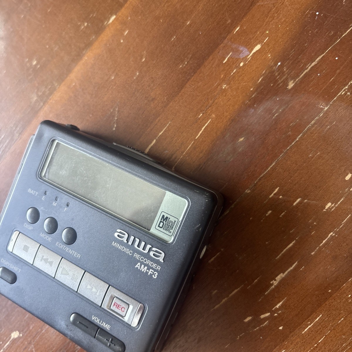AIWA AM-F3 Portable MiniDisc Recorder Player MD Walkman & Extras