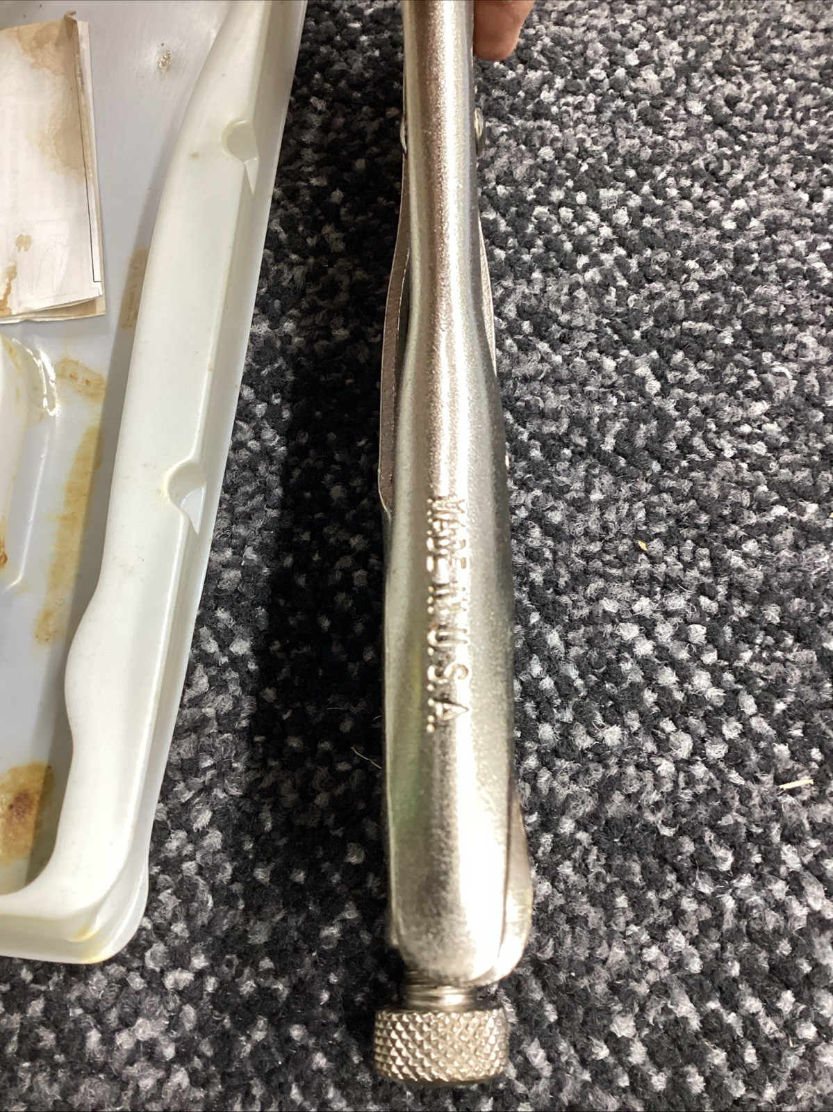 Vtg Vise-Grip Peterson Dewitt USA Original 10WR Locking Pliers in Original Box