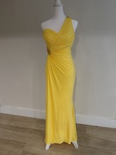 Jovani One-Shoulder Radiant Yellow Evening Gown 