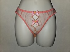 Agent Provocateur Lorna Ouvert in Coral size AP 4 Large NWT