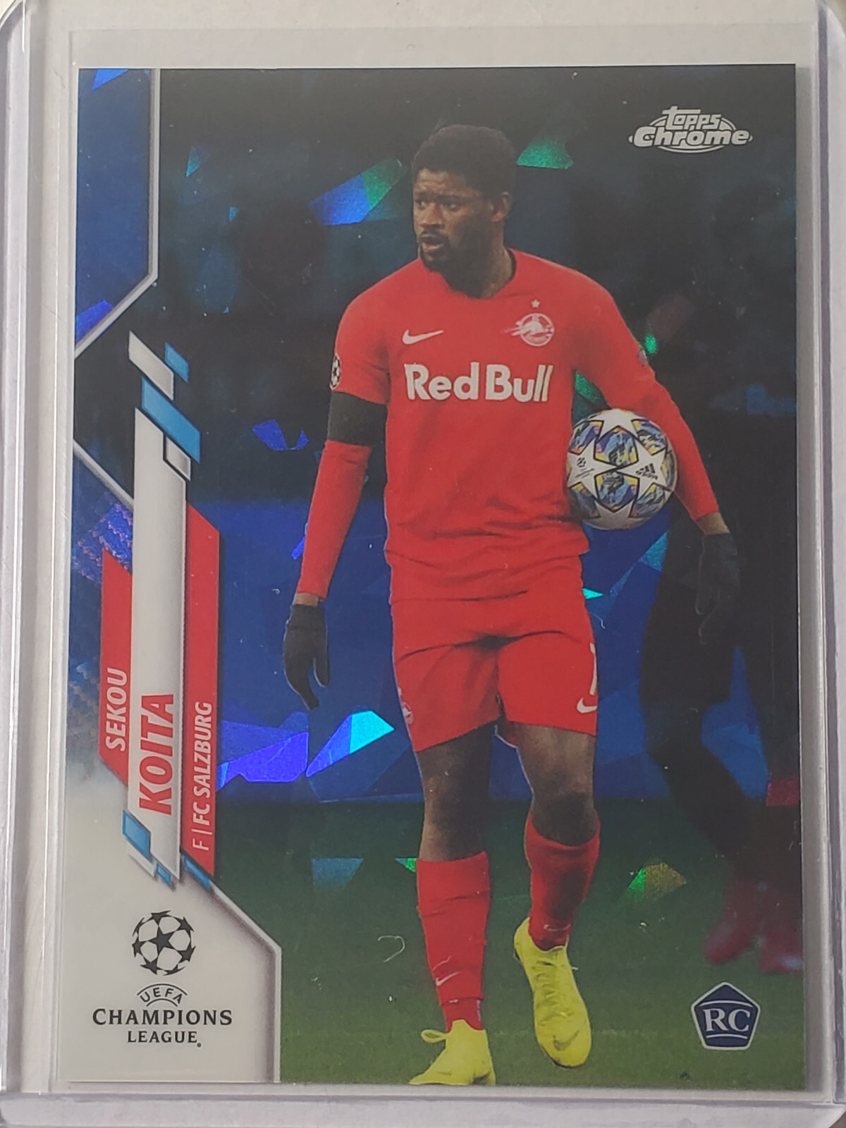 2019-20 Topps Chrome UEFA Sapphire Sekou Koita #78 RC Rookie Salzburg