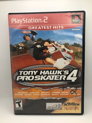 Tony Hawk's Pro Skater 4 PS2, Sony PlayStation 2, 2002, Tested