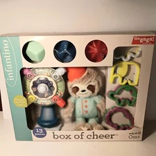 Infantino Box of Cheer - 0m+ 13 Pieces Gogaga Collection Sensory Toy