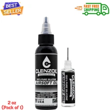 CLENZOIL Airsoft Oil | 100% Silicone Air Gun Oil & Airsoft Chamber Lube, 2 Oz ..