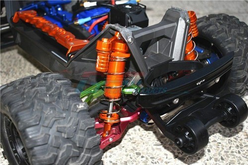 GPM TXMS125FRL/2 FOR TRAXXAS 1/10 MAXX ALU F & R PIGGY BACK Oil DAMPERS 125mm - Picture 9 of 17