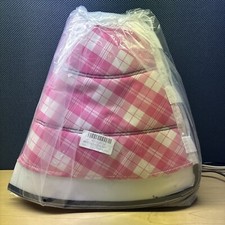 Inkzoo Large PINK PLAID Dog Cone collar NIP