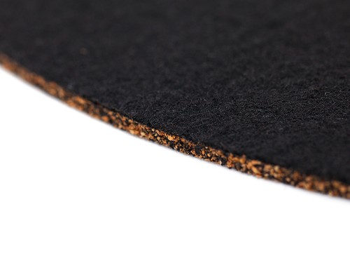 Felt & Cork Turntable Record Mat Vinyl LP Audiophile MADE IN GERMANY - 4 mm TOP! - Picture 5 of 5