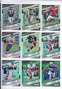 2016 PANINI PRIZM FOOTBALL DRAFT GEMS SILVER YOU PICK STAUBACH BO WILSON ETC