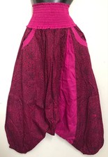 Artisan Cotton Ethnic Designer Colourful Summer Pants Made in Nepal Sk18-114