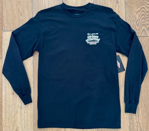 Men Medium Black Long Sleeve Shirt US SURFING 2024 HUNTINGTON BCH CALIFORNIA New