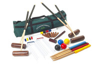 Garden Games Townsend Full Sized 4 Player Croquet Set With Canvas Carry Bag Garden Games Townsend Full Sized 4 Player Croquet Set With Canvas Carry Bag