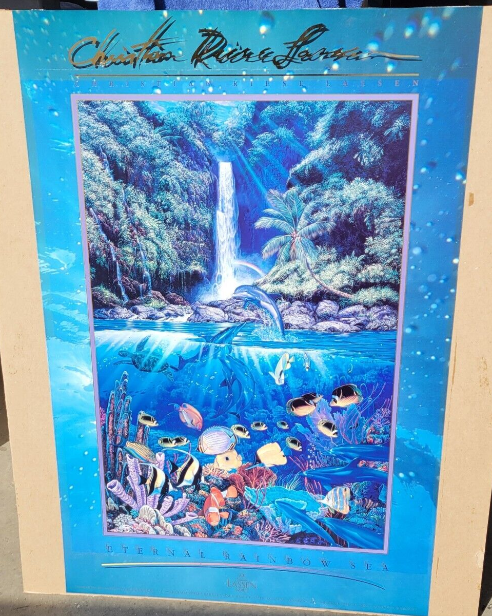 ラッセン「ETERNAL RAINBOW SEA」ポスター MAUI ハワイ