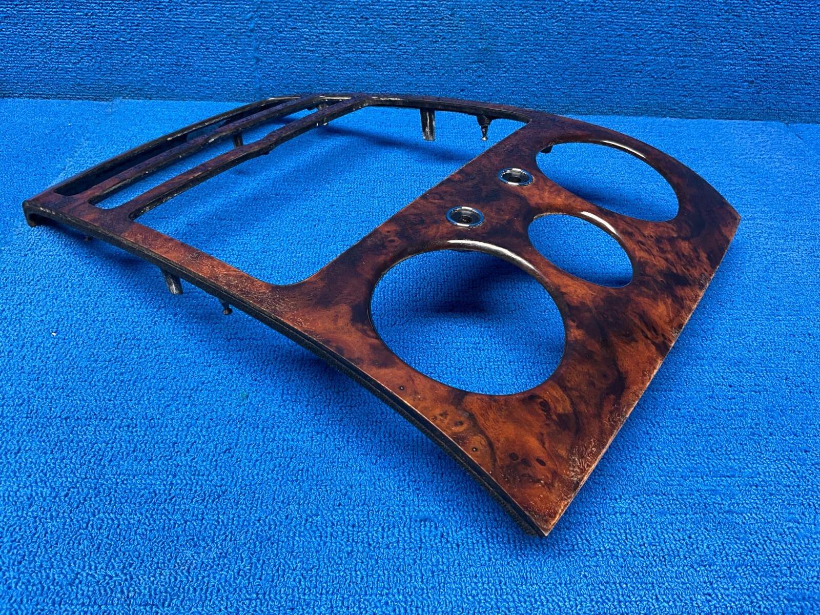 2006 - 2010 BENTLEY CONTINENTAL GTC DASH CENTER WOOD GRAIN PANEL RADIO BEZEL OEM
