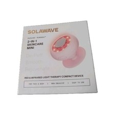 Solawave 2-In-1 Skincare Mini,Used Radiant Red And Infrared Light Therapy Device