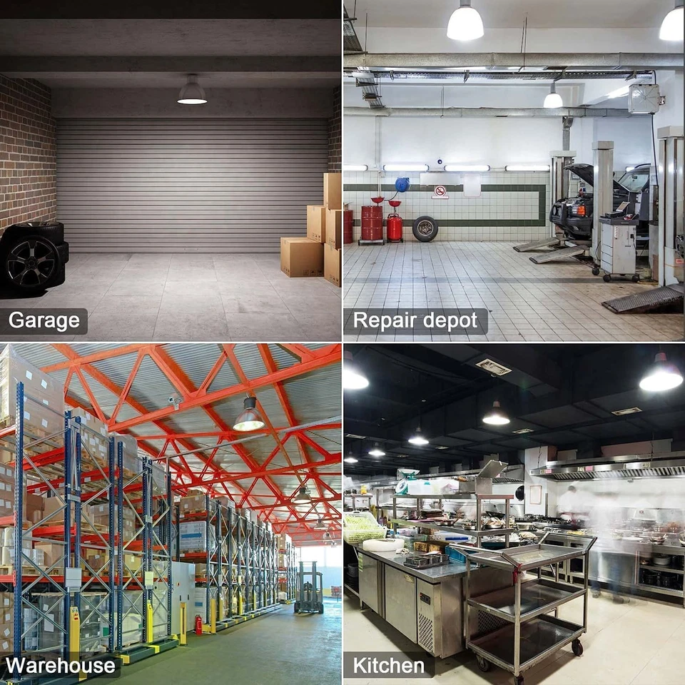 3X E26 E27 LED Corn Light Bulb 320-LEDS Chip 110V Workshop Garage Lamp 5000K 40W - Image 2 of 4