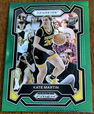 '24 Prizm DP Kate Martin RC Green Iowa Hawkeyes / Golden State Valkyries