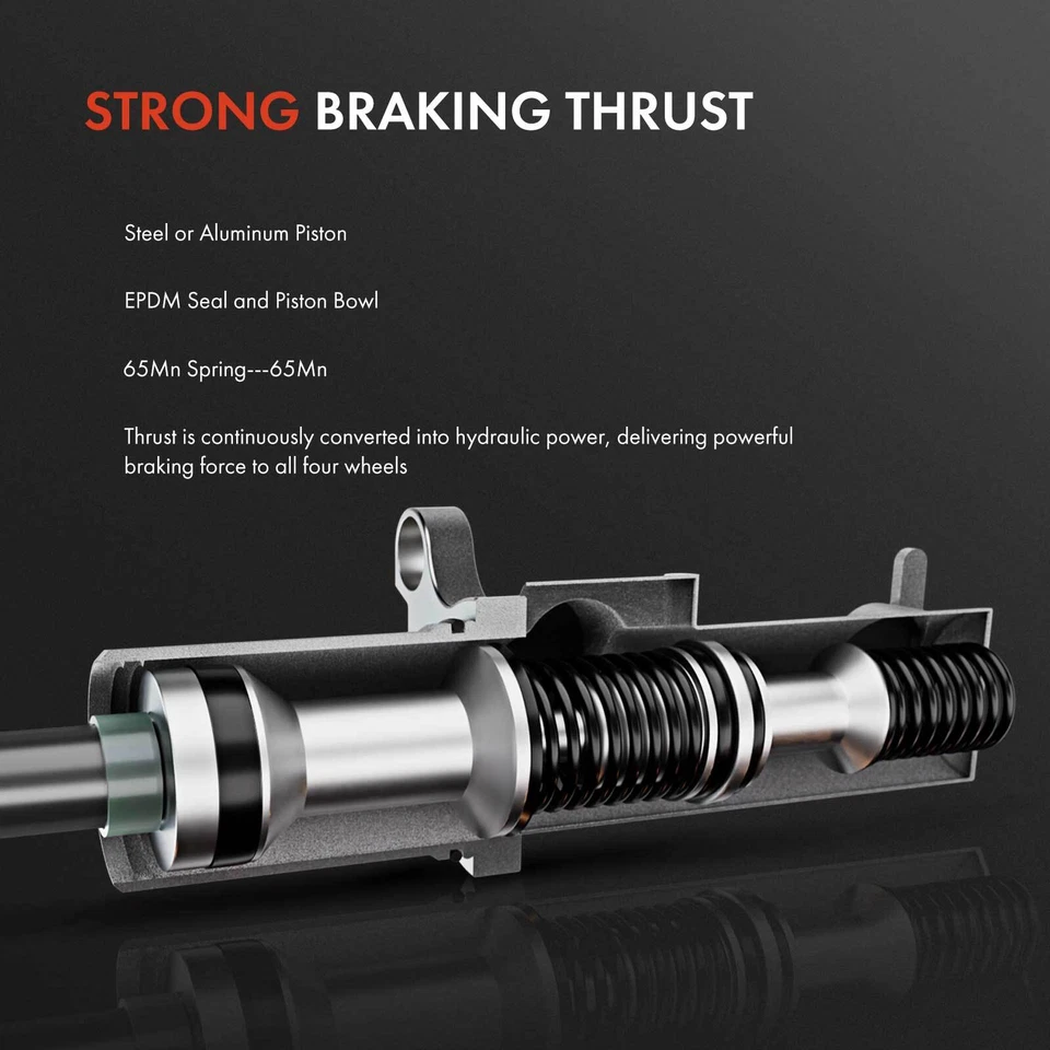 Brake Master Cylinder with Reservoir for Dodge M400 R400 RM400 1974 1.25 inch - Image 4 of 4