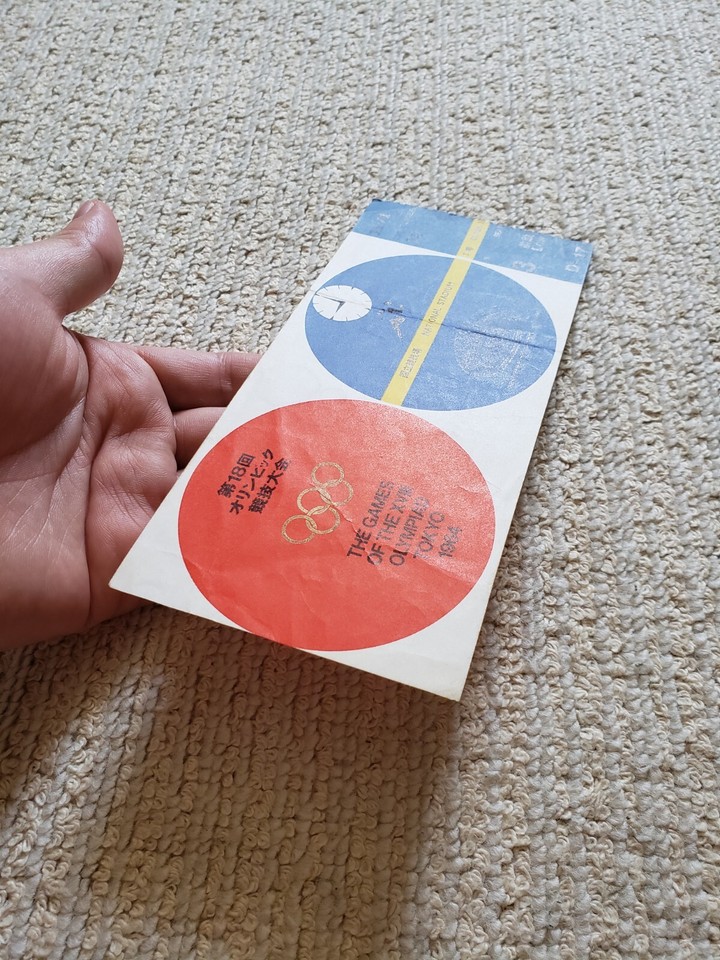 Tokyo Olympic 20/Oct/1964 Athletics Stub Ticket (National Stadium) eBay