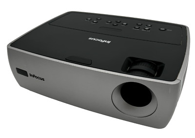 Beamer Full-HD Video Projektor Heimkino Grau Film-Projector Schwarz Infocus W240